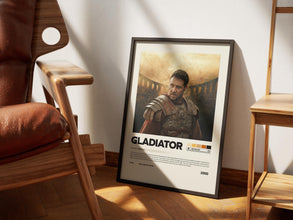Gladiator Movie Poster, Cinematic Wall Art, Historical Film Decor, Russell Crowe, Physical Print 4385608424