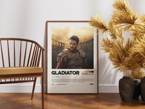 Gladiator Movie Poster, Cinematic Wall Art, Historical Film Decor, Russell Crowe, Physical Print 4385608424