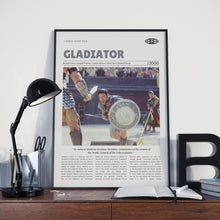 Gladiator, Ridley Scott, Retro Movie Poster, Custom Movie Poster 4421168891