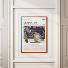Gladiator, Ridley Scott, Retro Movie Poster, Custom Movie Poster 4421168891