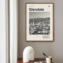 Glendale Art Print  Glendale Poster  Glendale Wall Art  Mid Century Poster  Travel Print Art  California 1588325909