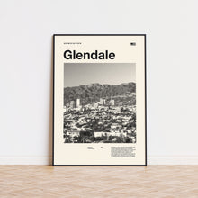 Glendale Art Print  Glendale Poster  Glendale Wall Art  Mid Century Poster  Travel Print Art  California 1588325909