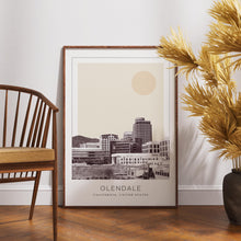 Glendale Poster Print, Glendale Travel Poster, Glendale Minimalistic Wall Art, Glendale, California, United States 1882437863