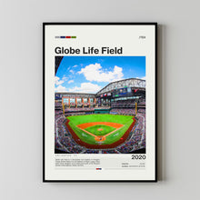 Globe Life Field Poster, Texas Rangers Poster Print, MLB Stadium Poster, Baseball Fan Gift Print