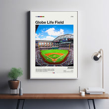 Globe Life Field Poster, Texas Rangers Poster Print, MLB Stadium Poster, Baseball Fan Gift Print