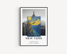 Go Base Jumping Art Print, Extreme Sport Poster, Parachuting, Outdoor Hobby, Adventure, Skydiving, Retro Travel Print, Framed Artwork, Gift