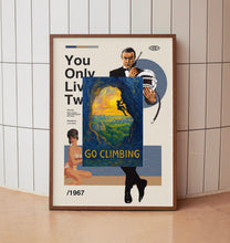 Go Climbing Art Print, Rock Climbing, Bouldering, Outdoor Adventure, Vintage Travel Poster, Wall Art Print Gift, Hiking, Nature, Mountains