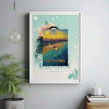 Go Flying Travel Poster, Outdoor Hobbies, Cessna Plane, Aviation, Vintage Travel Print, Adventure, Pilot, Aircraft, Skyhawk, Aeroplane Art