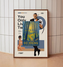 Go Hiking Art Print, Thru Hike, Outdoor Adventure, Vintage Travel Poster, Wall Art Print Gift, Camping, Nature, Mountains, Climbing, Trail