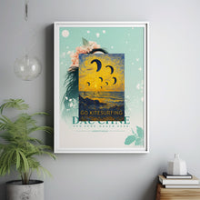 Go Kitesurfing Print, Travel Poster, Outdoor Adventure, Hobbies, Gift for Kitesurfer, Kite Surfing, Wild Swimming, Ocean Beach Wall Art