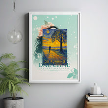 Go Running Poster, Travel Poster, Parkrun, Outdoor Hobbies, Trail Running, Marathon, Triathlon, Gift For Runner, Retro Prints, Adventure Art (2)