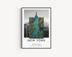 Go Wild Swimming Print, Travel Poster, Outdoor Swimming, Adventure, Swimmer Gift, Wall Art Decor, Hiking, National Park, Painting, Triathlon