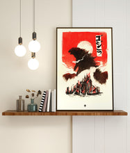 Godzilla Poster - Godzilla - Minimalist Movie Poster - Vintage Retro Art Print - Custom Poster - Wall Art Print - Home Decor - Gift 1905355221