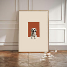 Golden Retriever Minimalist Wall Art Dog Lovers Gift Dog Mom Gift Golden Retriever Art Trendy Dog Wall Art Pet Portrait Digital Download 4313732997