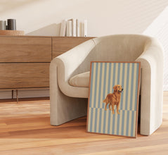 Golden Retriever Striped Wall Art Dog Lovers Gift Dog Mom Gift Golden Retriever Art Trendy Dog Wall Art Pet Portrait Digital Download 4308889619