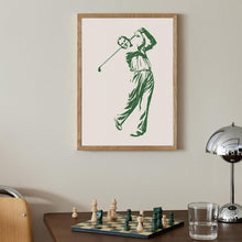 Golf Vintage Poster  Mid Century Modern Sports Art Print  Golf Gift  Gift for Dad  Retro Poster  Printable Art  Digital Download 1833915459