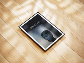 Gone Girl poster, David Fincher, Rosamund Pike, Ben Affleck, wall art,Vintage film print 1892070765
