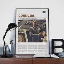 Gone Girl, David Fincher, Retro Movie Poster, Custom Movie Poster 4421170114