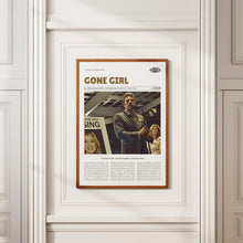 Gone Girl, David Fincher, Retro Movie Poster, Custom Movie Poster 4421170114