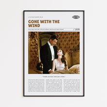 Gone with the Wind, Victor Fleming, Retro Movie Poster, Custom Movie Poster 4421172098