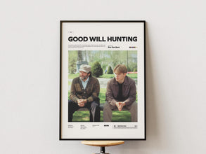 Good Will Hunting Poster, Matt Damon and Robin Williams Poster, Good Will Hunting Print, Movie Wall Art, Cult Movie Alternative Poster 4316507429
