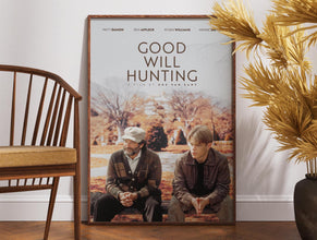 Good Will Hunting Poster, Print Art, Retro Film, Robin Williams, Matt Damon, Ben Affleck 1904918793