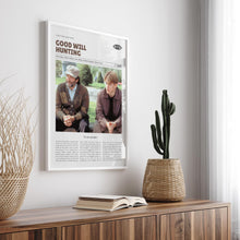 Good Will Hunting, Gus Van Sant, Retro Movie Poster, Custom Movie Poster 4421172590
