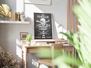 Goonies Movie Poster Fratelli's One Eyed Willie Retro Kitchen Bar Sign Decor Wall Art Print Gift 1173032089