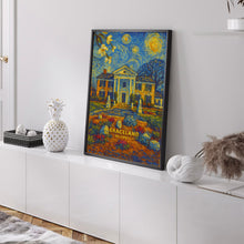 Graceland Memphis Poster – Iconic Elvis Presley Home Art Print – Rock and roll decor
