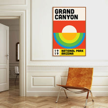 Grand Canyon National Park Mid Century Poster  Abstract Travel Poster  Minimalist Art Print  National Park Poster  Arizona Poster 1709617773