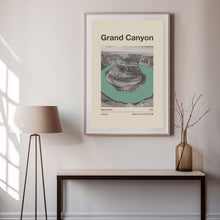 Grand Canyon National Park Mid Century Poster  Abstract Travel Poster  Minimalist Art Print  National Park Poster   Arizona Poster 1548282111