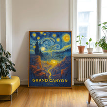 Grand Canyon Travel Poster - Arizona Wall Art Print, Illustration Artwork, Home & Office decor, Gift idea, United States National Park