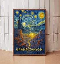 Grand Canyon Travel Poster - Arizona Wall Art Print, Illustration Artwork, Home & Office decor, Gift idea, United States National Park