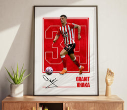 Granit Xhaka Poster Sunderland Soccer Poster, Football Print 4394944757