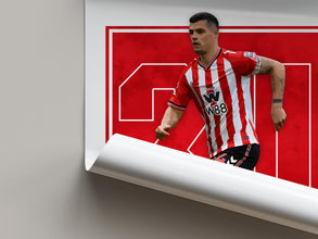 Granit Xhaka Poster Sunderland Soccer Poster, Football Print 4394944757