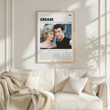 Grease, Randal Kleiser, Retro Movie Poster, Custom Movie Poster Print 4421168182