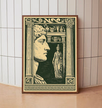 Greek Bust Wall Art - Antique Sculpture Print Museum Quality Poster - Greek Mythology Wall Decor - Poster, Framed, and Canvas Print