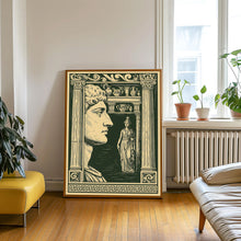 Greek Bust Wall Art - Antique Sculpture Print Museum Quality Poster - Greek Mythology Wall Decor - Poster, Framed, and Canvas Print