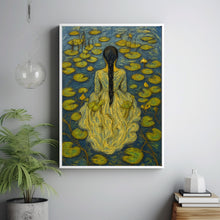 Greek Goddess of Calm Waters, Galene Premium Poster, Woman in the Lake, William Morris Print Greek Mythology, Divine Feminine Art Home Decor