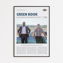 Green Book, Peter Farrelly, Retro Movie Poster, Custom Movie Poster 4421173400