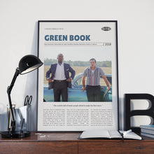 Green Book, Peter Farrelly, Retro Movie Poster, Custom Movie Poster 4421173400