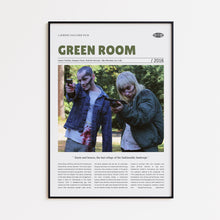 Green Room, Jeremy Saulnier, Retro Movie Poster, Custom Movie Poster Print 4421168146