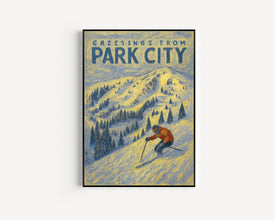 Greetings From Park City Print