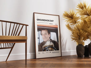 Groundhog Day Poster, Bill Murray and Andie MacDowell Starring Cult Movie Groundhog Day Print, Movie Wall Art, Famous Film Poster Print 1903400447