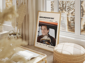 Groundhog Day Poster, Bill Murray and Andie MacDowell Starring Cult Movie Groundhog Day Print, Movie Wall Art, Famous Film Poster Print 1903400447