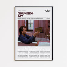 Groundhog Day, Harold Ramis, Retro Movie Poster, Custom Movie Poster 4421165863