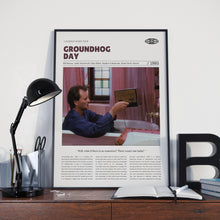 Groundhog Day, Harold Ramis, Retro Movie Poster, Custom Movie Poster 4421165863