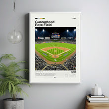 Guaranteed Rate Field Poster, Chicago White Sox Poster Print, MLB Stadium Poster, Baseball Fan Gift