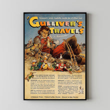 Gulliver's Travels 1939Poster Art Print Movie Posters Gift for Movie lovers