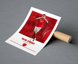 Gyokeres Goal Celebration Poster Football Posters, Football Prints 4367111544